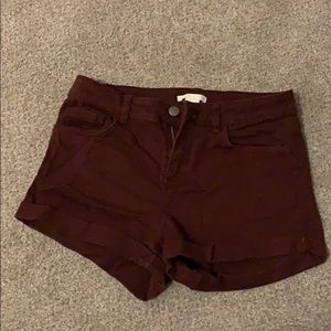 H&M Burgundy Shorts - Perfect Condition